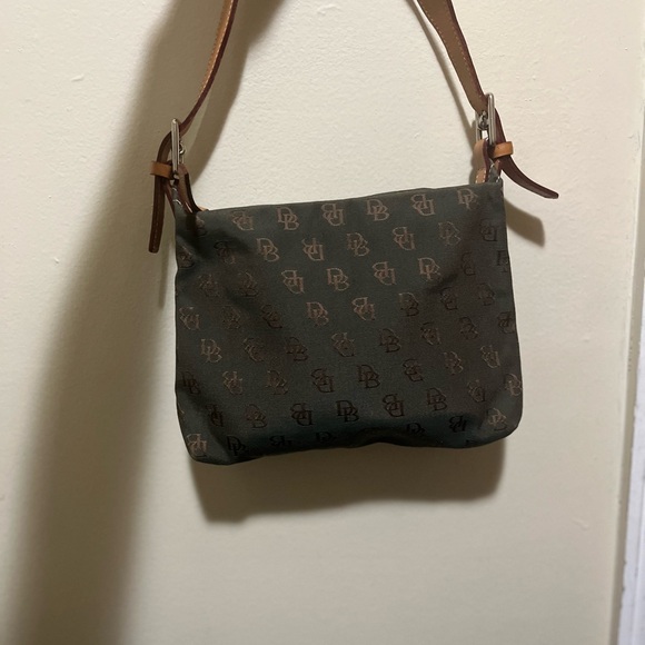 Dooney & Bourke Brown Monogram Shoulder Bag - Picture 3 of 8